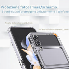 Carica l'immagine nel visualizzatore di Gallery, Anoowkoa Custodia Cover per Samsung Galaxy Z Flip 4 CASE Ultra Sottile Morbido TPU e PC Trasparente Silicone Antiurto Pr