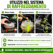 Carica l'immagine nel visualizzatore di Gallery, Fluoresceina DOSIDIAG - Colorante Tracciante Intenso per Rilevamento Perdite: Piscina, SPA, Impianti Idraulici, Tetti, A