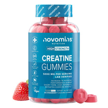 Carica l'immagine nel visualizzatore di Gallery, Creatina Gommose 5000 mg | Testata in Laboratorio | 90 Gommose | Novomins