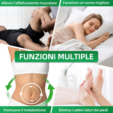 Carica l'immagine nel visualizzatore di Gallery, cerotti detox piedi, 40 confezioni con carbone di bambù, cerottis piedii detox per alleviare lo stress e favorire un son