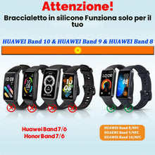 Carica l'immagine nel visualizzatore di Gallery, Cinturino di Ricambio per Huawei Band 10 &amp; 9 &amp; 8