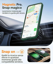 Carica l'immagine nel visualizzatore di Gallery, CANSHN Magnetica Cover per Samsung Galaxy S23 (6.1 Pollici), [Protezione Completa Della Fotocamera] Custodia Traslucida 