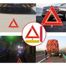 Carica l'immagine nel visualizzatore di Gallery, Triangoli Di Segnalazione Per Auto Triangolo D'Emergenza Emergenza Auto Pieghevole Inscatolato Pieghevole Per Automobile