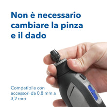 Carica l'immagine nel visualizzatore di Gallery, Dremel 4486 Mandrino Autoserrante da 0.8 mm a 3.2 mm, Multi Cambio Rapido Mandrino per Utensile Multifunzione Rotativo