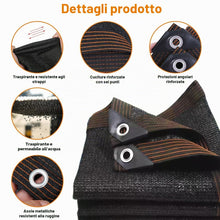 Carica l'immagine nel visualizzatore di Gallery, Flintronic Rete Ombreggiante, Telo Ombreggiante Occhiellato, Telo Esterno Con Occhielli Resistente Ai Raggi UV Vela Ombr