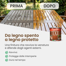 Carica l'immagine nel visualizzatore di Gallery, TIXE Flatting a Solvente per Legno, Vernice per Legno Lucida, 750 ml