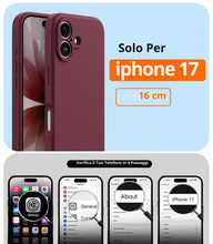 Carica l'immagine nel visualizzatore di Gallery, Vansdon Cover per iPhone 17, Custodia Slim in Silicone Liquido