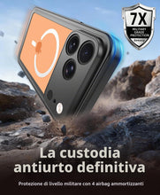 Carica l'immagine nel visualizzatore di Gallery, Beeasy Cover per iPhone 17 Pro Max Impermeabile IP68 con MagSafe, 360 Militare Antiurto Indistruttibile Resistente Doppi