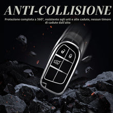 Carica l'immagine nel visualizzatore di Gallery, Cover Chiave Auto per Jeep Compass Renegade Cherokee Fiat 500x