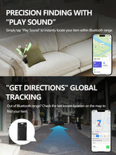 Carica l'immagine nel visualizzatore di Gallery, Scheda Tracker per Apple e Android, Ricaricabile e ultrasottile ideale per localizzare portafogli, bagagli o passaporti.