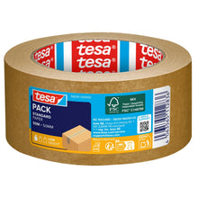 Carica l'immagine nel visualizzatore di Gallery, Tesa tesapack Nastro Adesivo di Carta STANDARD PAPER - 50m x 50mm, Marrone