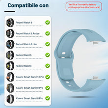 Carica l'immagine nel visualizzatore di Gallery, Cinturino di Sportivo Compatibile con Redmi Watch 6 Active/6 Lite