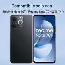 Carica l'immagine nel visualizzatore di Gallery, 2 in 1 Cover per Realme Note 70T / Realme Note 70 4G (6.74") Nero