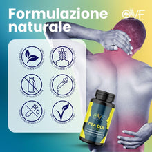 Carica l'immagine nel visualizzatore di Gallery, OVF PEA DOL Plus 600mg con Boswellia e Quercetina in sinergia, 60 cps, Pea Ultramicronizzata, Potente Supporto per distu