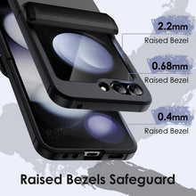 Carica l'immagine nel visualizzatore di Gallery, JETech Cover per Samsung Galaxy Z Flip 5, Protezione Cerniera, Nero