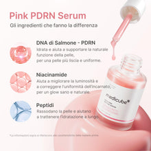 Carica l'immagine nel visualizzatore di Gallery, medicube PDRN Pink Peptide Serum with Salmon DNA
