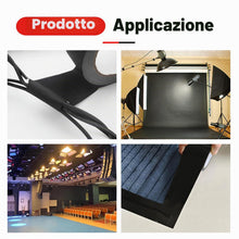 Carica l'immagine nel visualizzatore di Gallery, WELSTIK Nastro nero di Gaff del panno 50mm x 30.2m per cavi, fotografia