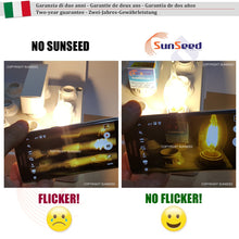 Carica l'immagine nel visualizzatore di Gallery, SUNSEED 10x Lampadina E14 Filamento LED Opalina 4W Colpo di Vento 470 Lm Luce Calda 2700K, 40W Equivalente
