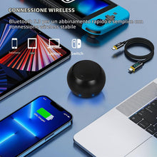 Carica l'immagine nel visualizzatore di Gallery, mumisuto Altoparlante Bluetooth Super Piccolo con Suono Surround 9D, 3W Cassa Bluetooth con Bassi Potenti per iPhone, An