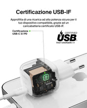 Carica l'immagine nel visualizzatore di Gallery, Belkin BoostCharge Caricabatteria da parete Compatto da 30W, Caricatore USB-C PD rapido da viaggio per Apple iPhone 17, 