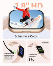 Carica l'immagine nel visualizzatore di Gallery, Parsonver Smartwatch Donna con 5ATM Impermeabilità per Nuoto