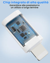 Carica l'immagine nel visualizzatore di Gallery, Adattatore Audio per DJI Mic da USB-C a Lightning/da Lightning a USB-A