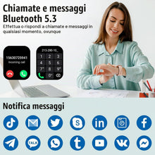 Carica l'immagine nel visualizzatore di Gallery, 2026 Nuovo Smartwatch Uomo Donna, 100+ Sportive Fitness Tracker con Sonno Contapassi Cardiofrequenzimetro, 1.96" Smartwa