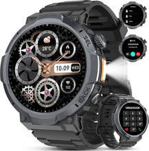 Carica l'immagine nel visualizzatore di Gallery, Orologio Smartwatch Uomo, Schermo AMOLED 1,53, Autonomia 30g, Orologio Militare Uomo Chiamate Bluetooth, Monitoraggio Fr