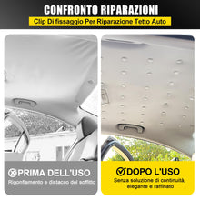 Carica l'immagine nel visualizzatore di Gallery, 60 Pezzi Kit di Riparazione del Tetto dell'Auto Rivetti per Riparazione Tetto Auto Universale Bottone per Riparare Tessu