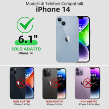 Carica l'immagine nel visualizzatore di Gallery, Beeasy Cover per iPhone 14 IP68 Impermeabile Custodia Militare Antiurto Resistente 360° Metallo Armor Protezione Schermo