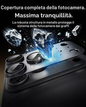 Carica l'immagine nel visualizzatore di Gallery, ESR Protezione Fotocamera per iPhone 18 Pro Max, 1 Pezzo, Nero