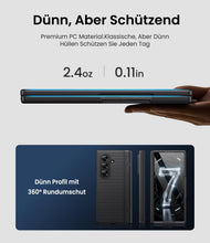 Carica l'immagine nel visualizzatore di Gallery, Cover per Samsung Galaxy Z Fold 7 con Supporto, 2025, Nero