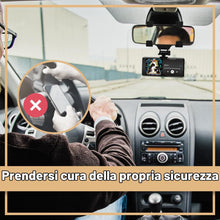Carica l'immagine nel visualizzatore di Gallery, Retoo Supporto per cellulare per specchietto retrovisore universale forte supporto per cellulare per tutte le auto, supp