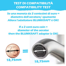 Carica l'immagine nel visualizzatore di Gallery, Adattatore per rubinetto miscelatore M18,5 - M22 per IKEA, GROHE, Neoperl TJ, filtro BRITA
