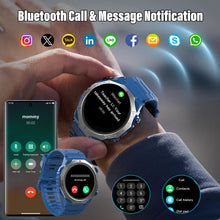 Carica l'immagine nel visualizzatore di Gallery, Atheewon Smartwatch Uomo Donna con Effettua o Risposta Chiamate, Blu