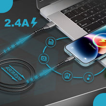 Carica l'immagine nel visualizzatore di Gallery, Cavo iPhone 2 Metri, Cavo Lightning 2M Certificato Apple MFi, Cavetto iPhone Cavi Ricarica Phone Filo Caricatore i-Phone