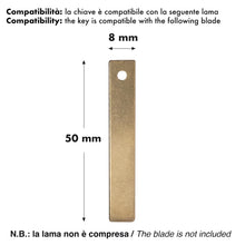 Carica l'immagine nel visualizzatore di Gallery, Lage Guscio per Chiave compatibile con Peugeot 106, 107, 206, 207, 208, 407, Citroen C1 C2 C3 C4 C5 Xsara Picasso Saxo T