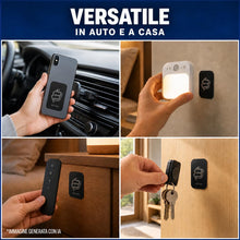 Carica l'immagine nel visualizzatore di Gallery, Piastrine metalliche autoadesive per magneti, set da 2, 0,3 mm