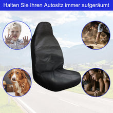 Carica l'immagine nel visualizzatore di Gallery, Coprisedili Auto Universale per Sedili Anteriori (Nero-1 Pezzi)