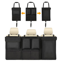 Carica l'immagine nel visualizzatore di Gallery, URAQT Organizzatore per bagagliaio auto, staccabile, organizer per auto, super capacità, pieghevole, multiuso, con 7 tas