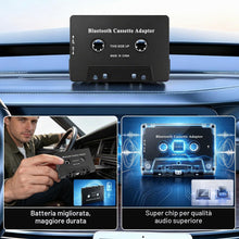 Carica l'immagine nel visualizzatore di Gallery, Aux Adaptador Cassetta da Auto, Adattatore Cassetta Autoradio BT 5.0
