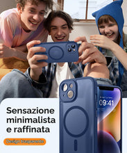 Carica l'immagine nel visualizzatore di Gallery, CANSHN Cover Magnetica per iPhone 14(6,1 Pollici), Compatibile con MagSafe, [Protezione Completa Della Fotocamera], Cust