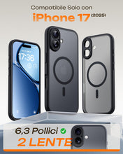 Carica l'immagine nel visualizzatore di Gallery, TOCOL Cover Magnetica per iPhone 17 6,3 Pollic, Compatibile con MagSafe, Anello Magnetico Incorporato, Protezione Fotoca