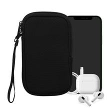 Carica l'immagine nel visualizzatore di Gallery, kwmobile Custodia in Neoprene con Zip per Smartphone L - 6,5" - Astuccio Portacellulare a Sacchetto con Cerniera - Borsa