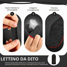 Carica l'immagine nel visualizzatore di Gallery, 20 Pezzi Dita per Gaming, Guanti Protettivi per Pollice e Dita con Effetto Anti-Sudore, Copridita per Touchscreen Giochi