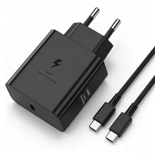 Carica l'immagine nel visualizzatore di Gallery, 60W Caricabatterie rapido USB C per Samsung Galaxy S26 Ultra,Caricatore Adattatore PD3.0 con Cavo USB C 2m S25 S24 S23 S