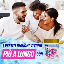 Carica l'immagine nel visualizzatore di Gallery, Vanish Oxi Action Multipower Polvere Bianco Splendente, Smacchiatore per Capi Bianchi, 1 Confezione da 500 g per Bucato,