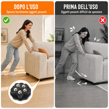 Carica l'immagine nel visualizzatore di Gallery, 12 Pezzi Rotelle A Sfere Pesanti, Piatte Per Mobili