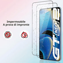 Carica l'immagine nel visualizzatore di Gallery, Pnakqil 2 Pezzi Vetro Temperato per Realme GT Neo2/GT 2/GT Neo 3T 5G Pellicola Protettiva,Durezza 9H,Ultra HD Trasparent
