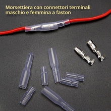 Carica l'immagine nel visualizzatore di Gallery, YIXISI 200 Pezzi 3.9mm Kit Connettori Proiettile da Bullet Terminali Filo Maschio e Femmina Connettore con Coperchio Iso